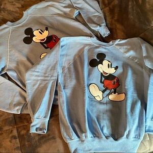 Vintage Mickey Mouse Disney Casuals Sweatshirts Sz Large